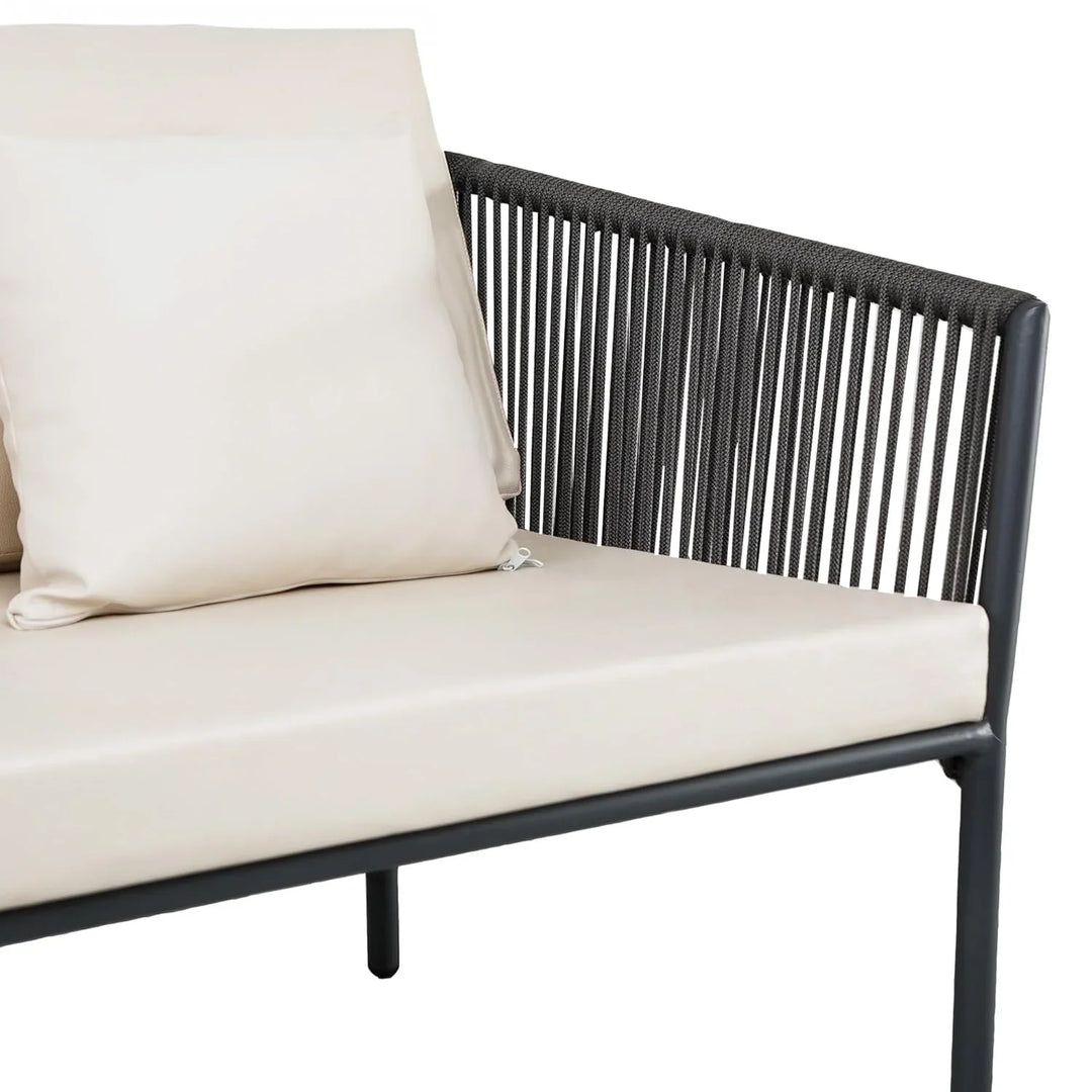 Pranavi Outdoor 4 Seater Rope Sofa Set