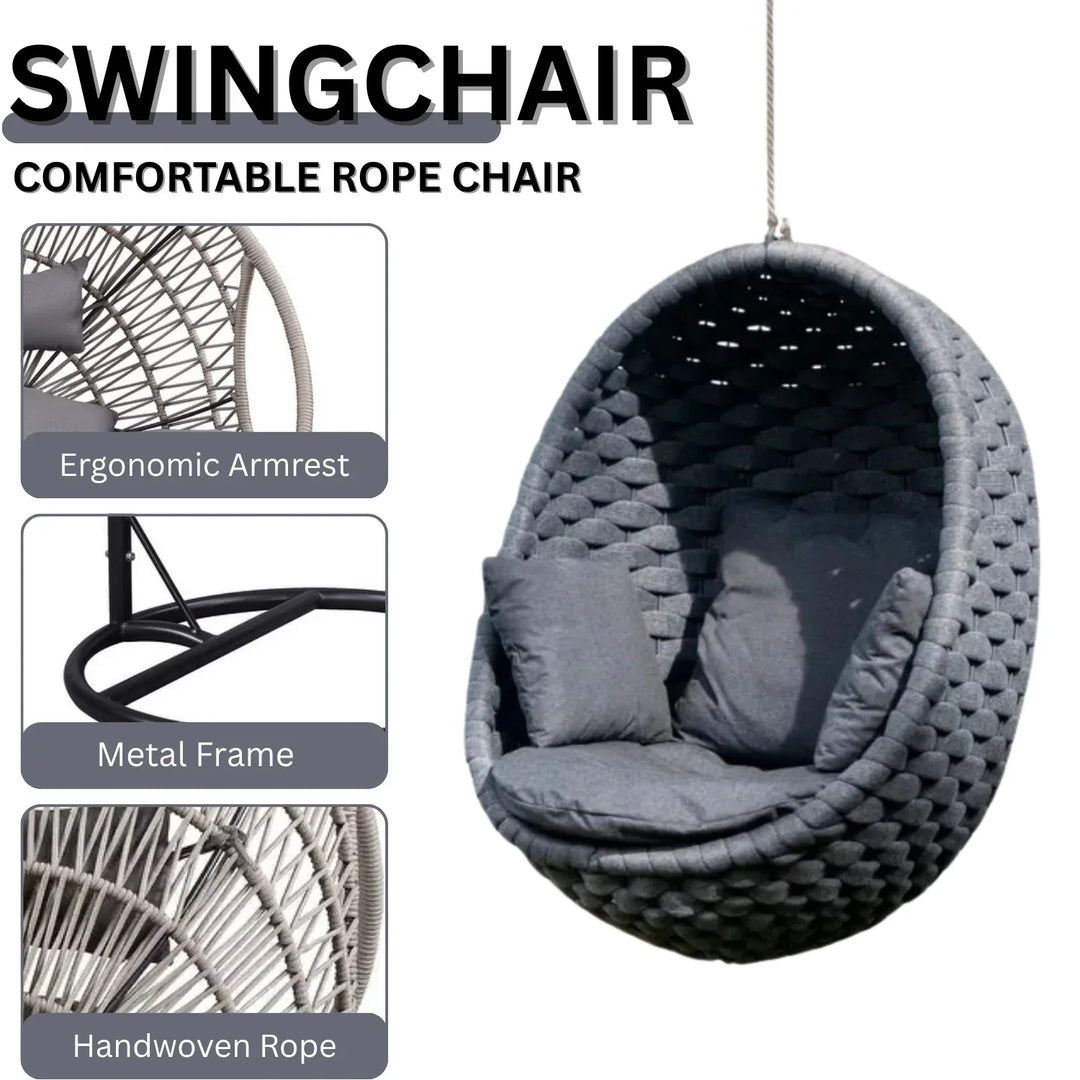 Caridad Rope Hanging Egg Swing Chair