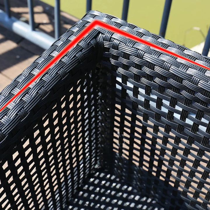 Hannelore Outdoor Rattan Wicker 4-Seater Sofa Set