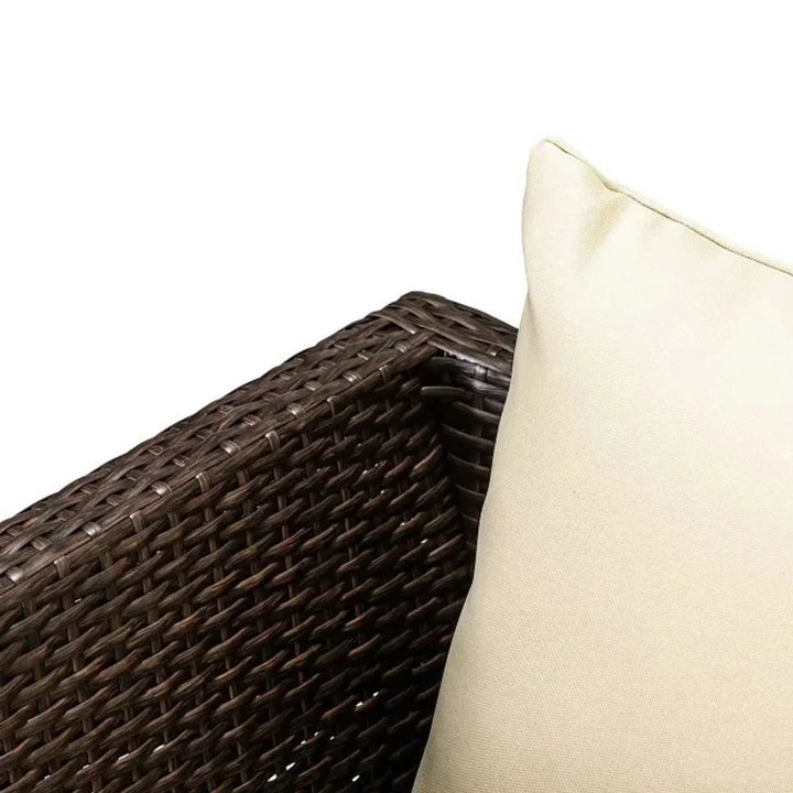 Inas Outdoor All-Weather Wicker Single Seater Sofa