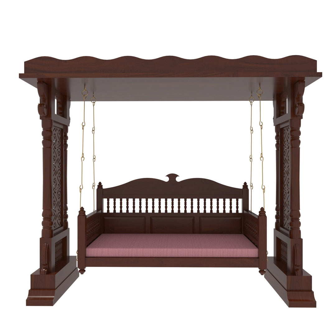 Diksha Vintage Denver Dark Finished Wooden Handmade Swing