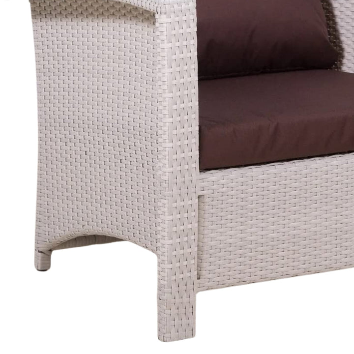 Ghada Outdoor All-Weather Wicker Single Seater Sofa
