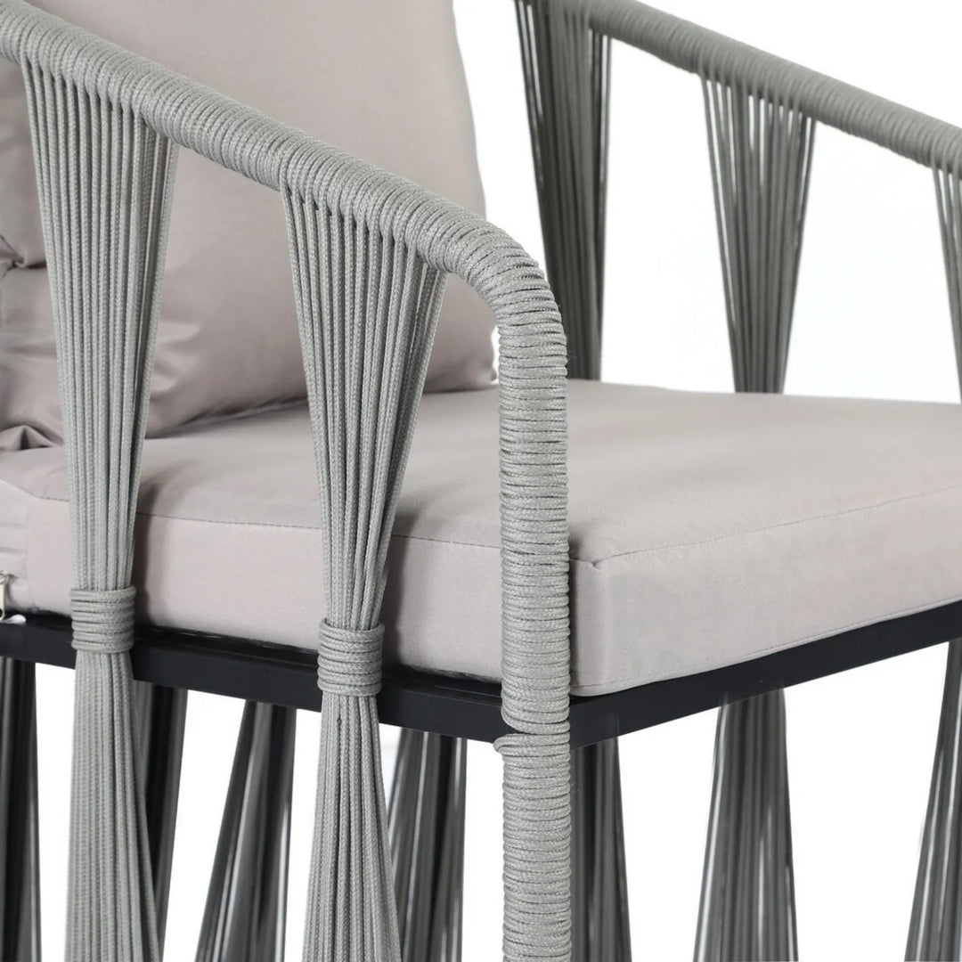 Fallon Outdoor Rope 3-Piece Patio Set