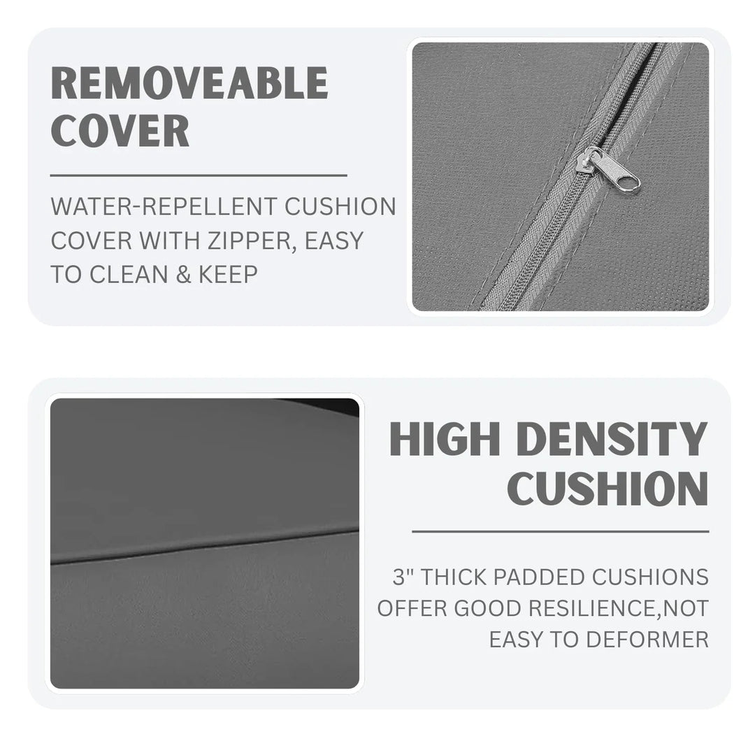 Roshni 3 Piece Outdoor Rope Patio Set