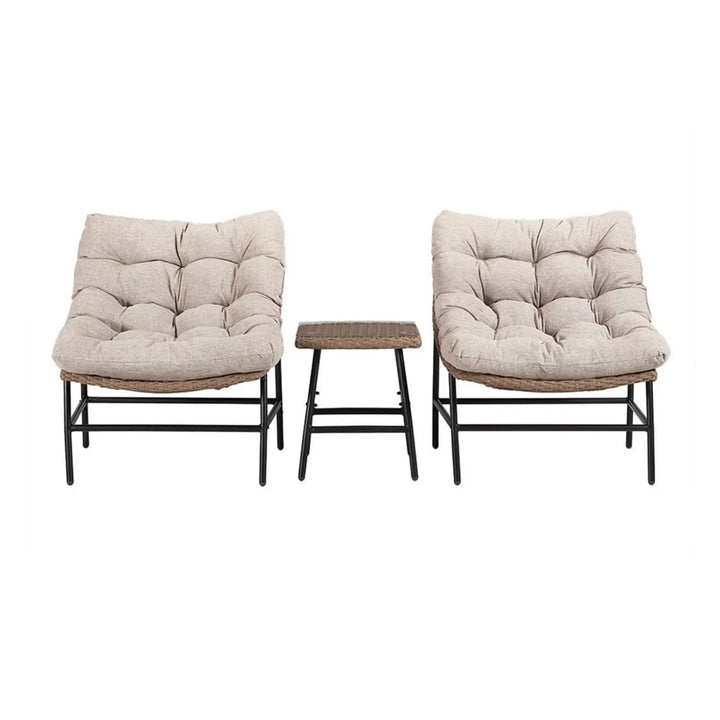 Zhen 3 Piece Garden Outdoor Patio Furniture Set