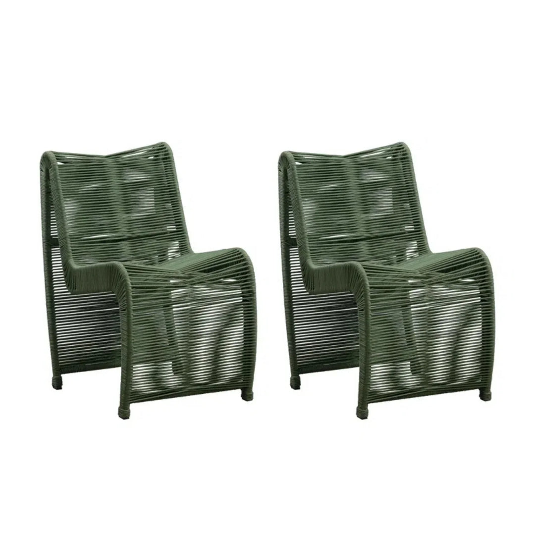 Emerson 2-Piece Outdoor Rope Patio Chairs