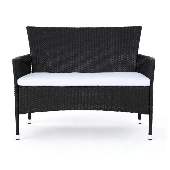 Nova 2-Piece Outdoor Rattan Wicker Loveseat Sofa