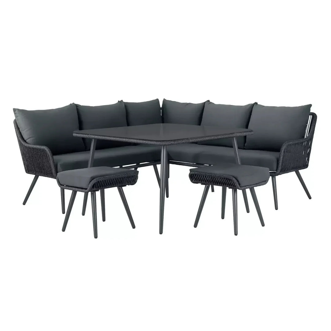 Paisley L-Shape Outdoor Rope Sofa Set