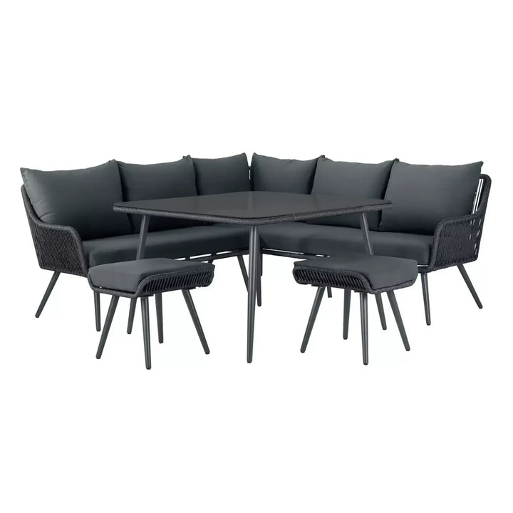 Paisley L-Shape Outdoor Rope Sofa Set