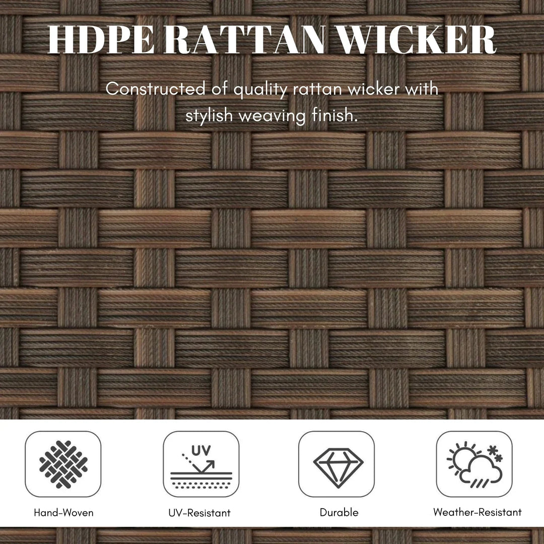 Avery 1-Piece Outdoor Rattan Wicker Patio Dining Chair