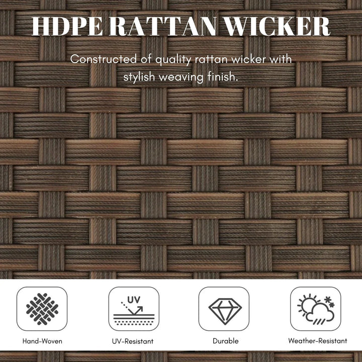 Avery 1-Piece Outdoor Rattan Wicker Patio Dining Chair