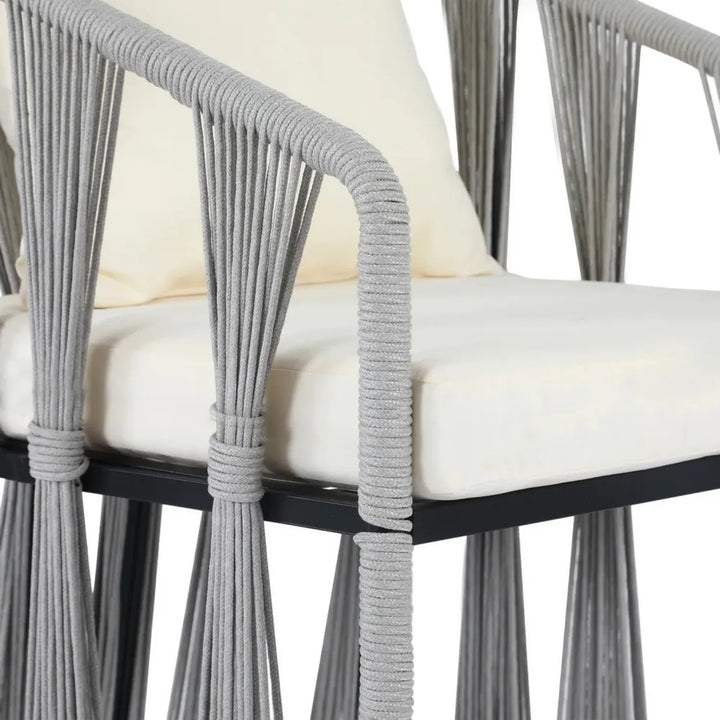 Everleigh Outdoor Rope 3-Piece Patio Set