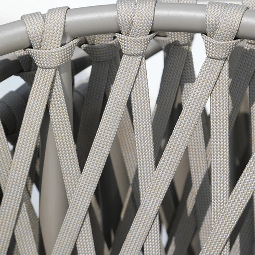 Ayla Outdoor Patio Seating Set 2 Chairs and 1 Table Set (Beige)