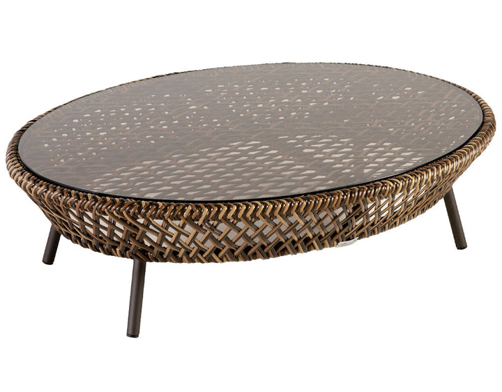 Gustavo Outdoor Sofa Set 2 Seater , 2 Single seater , 1 Side table and 1 Center Table (Brown)