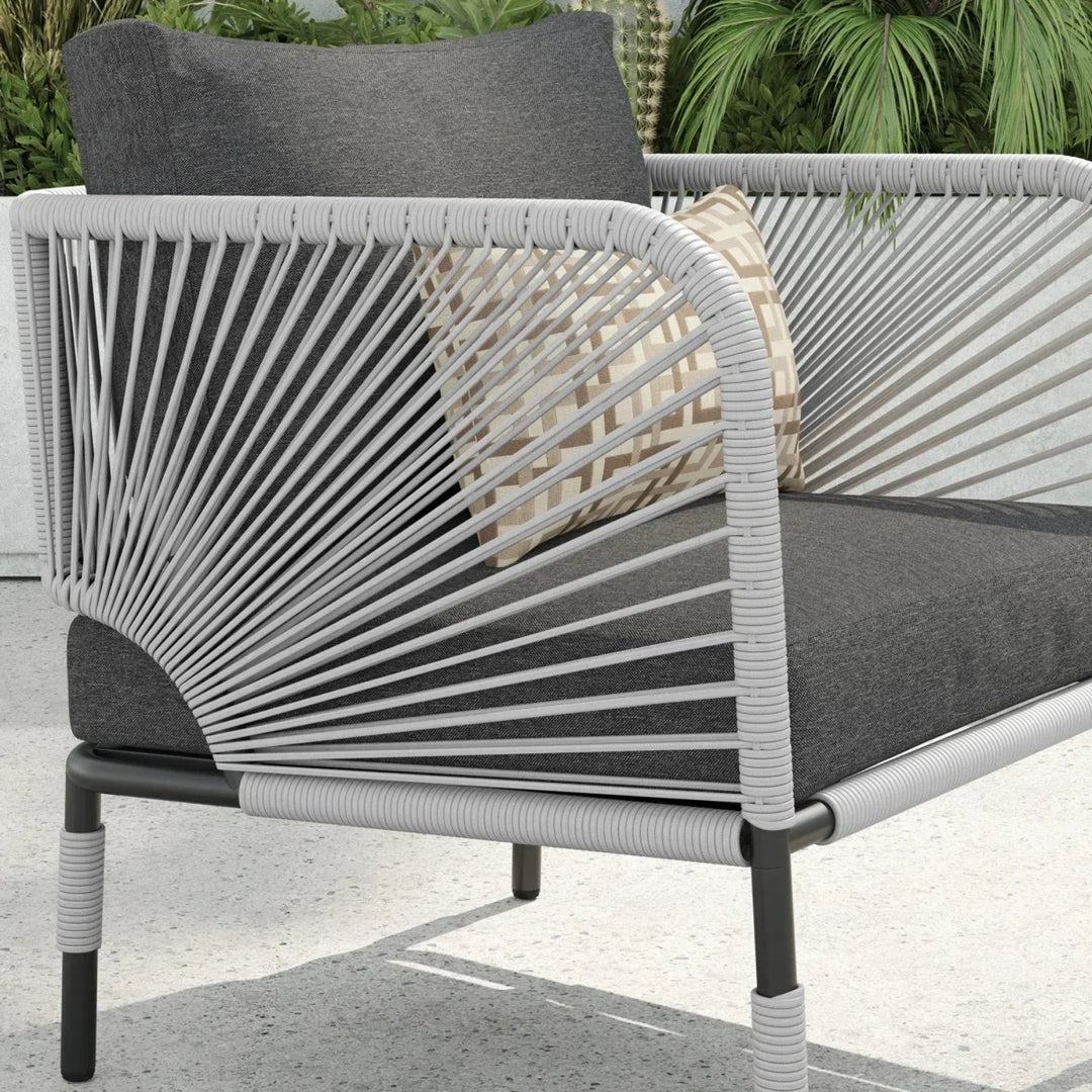 Graciela 3 Piece Garden Outdoor Rope Patio Set