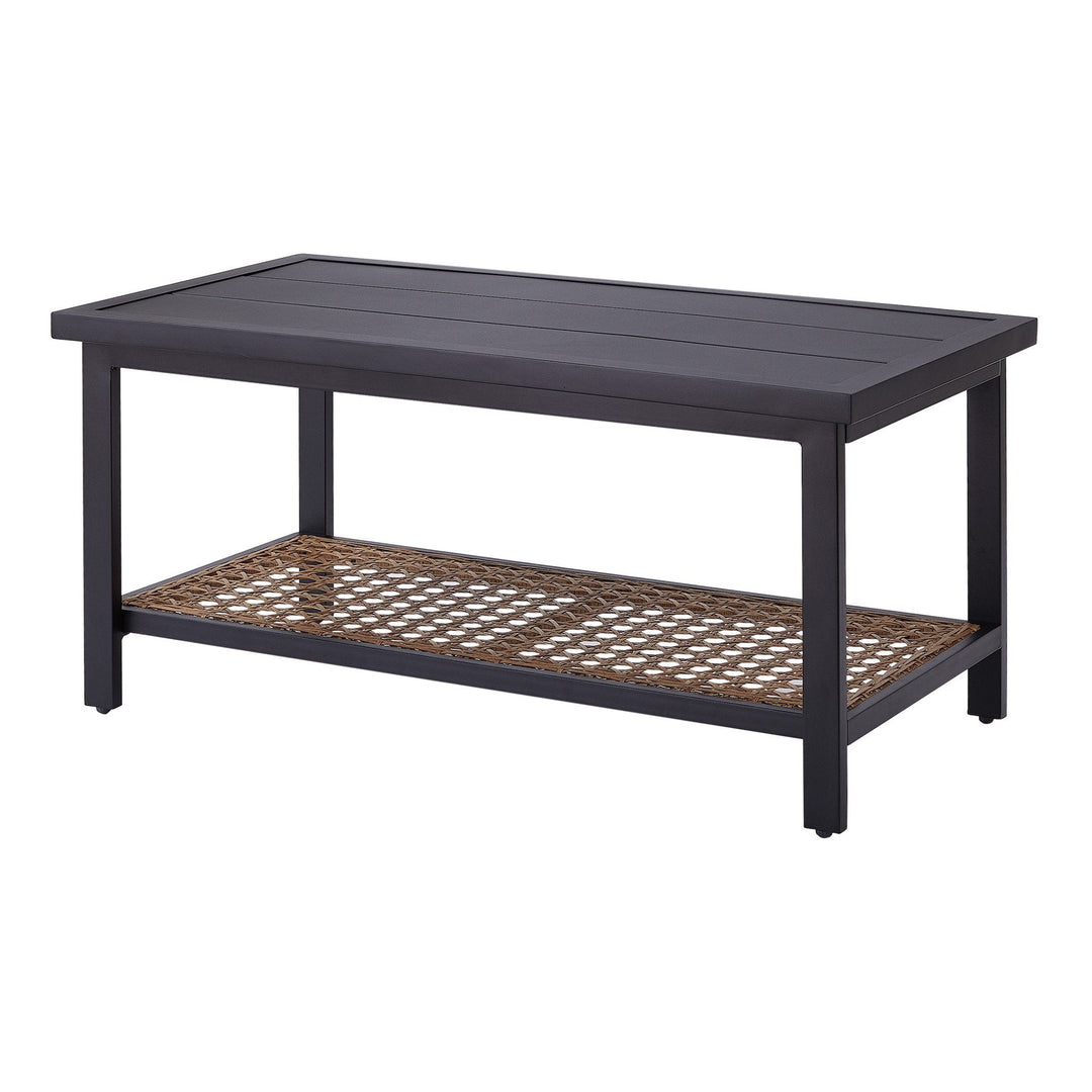 Vizoly Outdoor Garden Balcony Sofa Set  2 Seater, 2 Single seater and 1 Center Table Set (Brown)