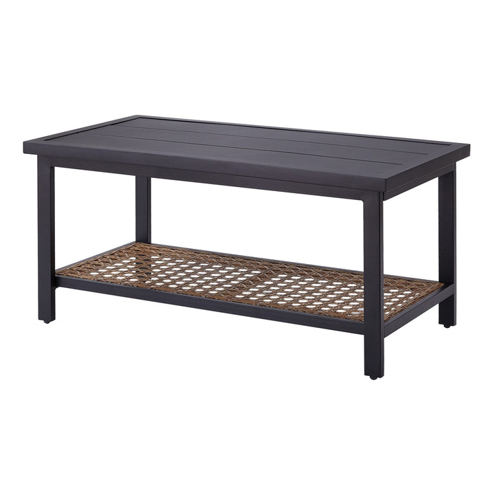 Vizoly Outdoor Garden Balcony Sofa Set  2 Seater, 2 Single seater and 1 Center Table Set (Brown)