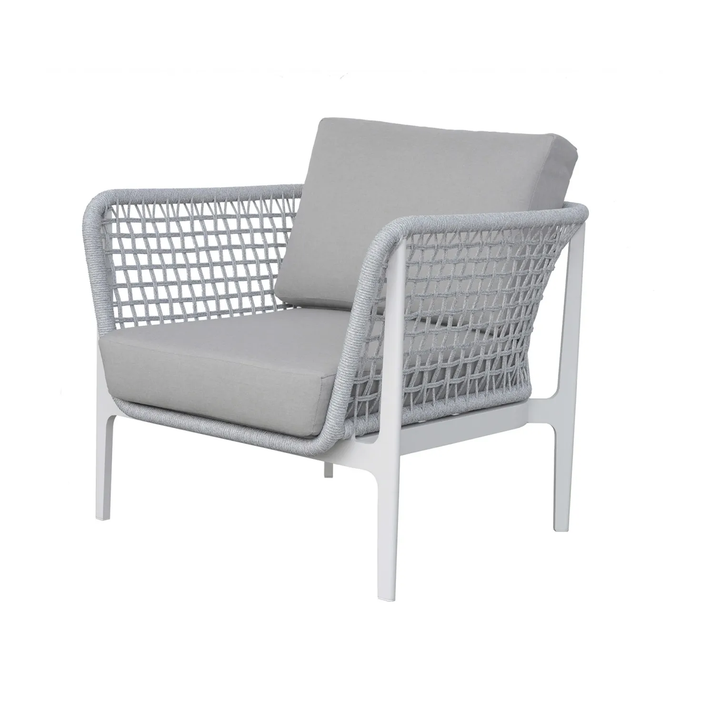 Fadad Outdoor Garden Balcony Sofa Set  2 Seater, 2 Single seater and 1 Center Table Set, Braid & Rope(Grey)