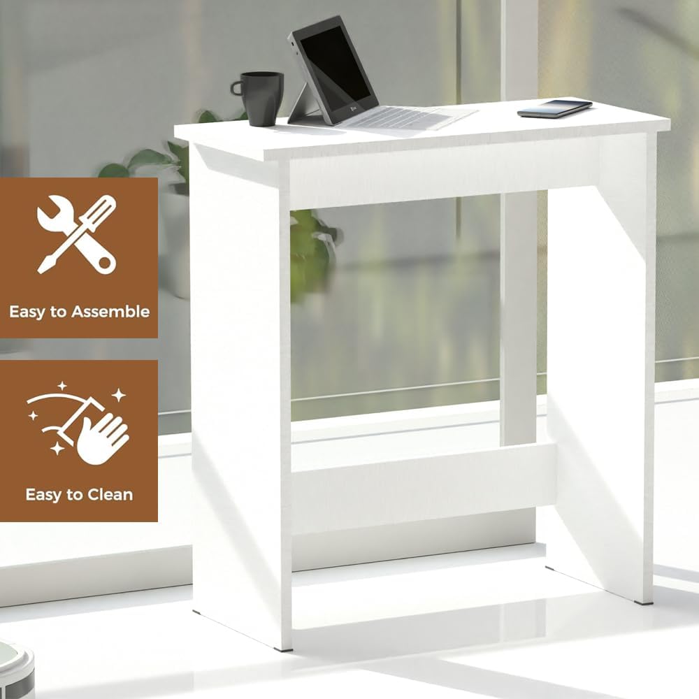 OmkarWood™ Premium Engineered Wood Study Table / Writing Desk – Compact & Modern Design