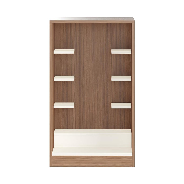 Omkarwood Grace Wooden Wall-Mounted Pooja Mandir – 85 x 50 x 28 cm (H x W x D)