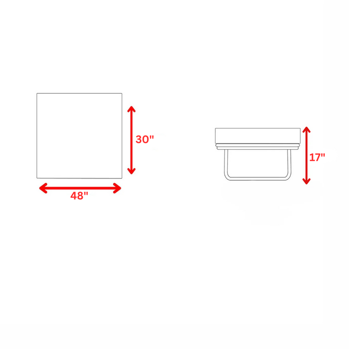 Hancy Outdoor Sofa Set 6 Seater , 2 Ottoman and 1 Center Table + 1 side table Set  (Tan + Beige) Braided & Rope