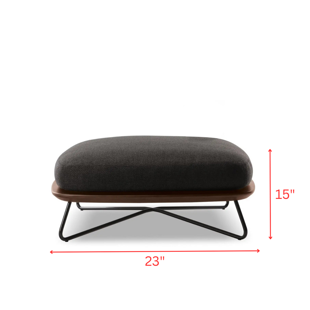 Alano Outdoor Garden Balcony Sofa Set 3 Seater, 2 Single Seater 1 Ottoman and 1 Center Table Set Braid & Rope (Grey)