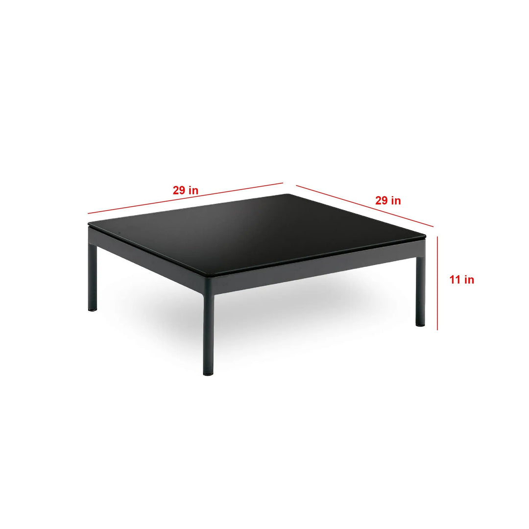 Athan Outdoor Garden Balcony Sofa Set 2 Seater , 2 Single Seater 1 Center Table Set (Dark Grey) Braided and Rope