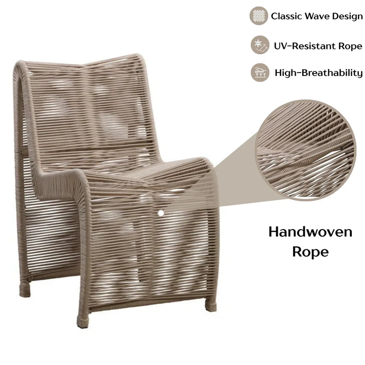 Mariposa 2-Piece Outdoor Rope Patio Chairs