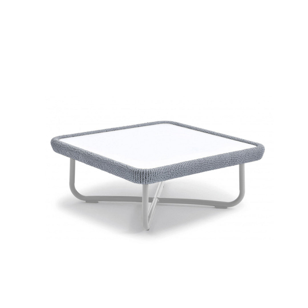 Astoir Outdoor Garden Balcony Sofa Set 3 Seater , 2 Single Seater and 1 Center Table Set Braid & Rope (Grey-Blue)