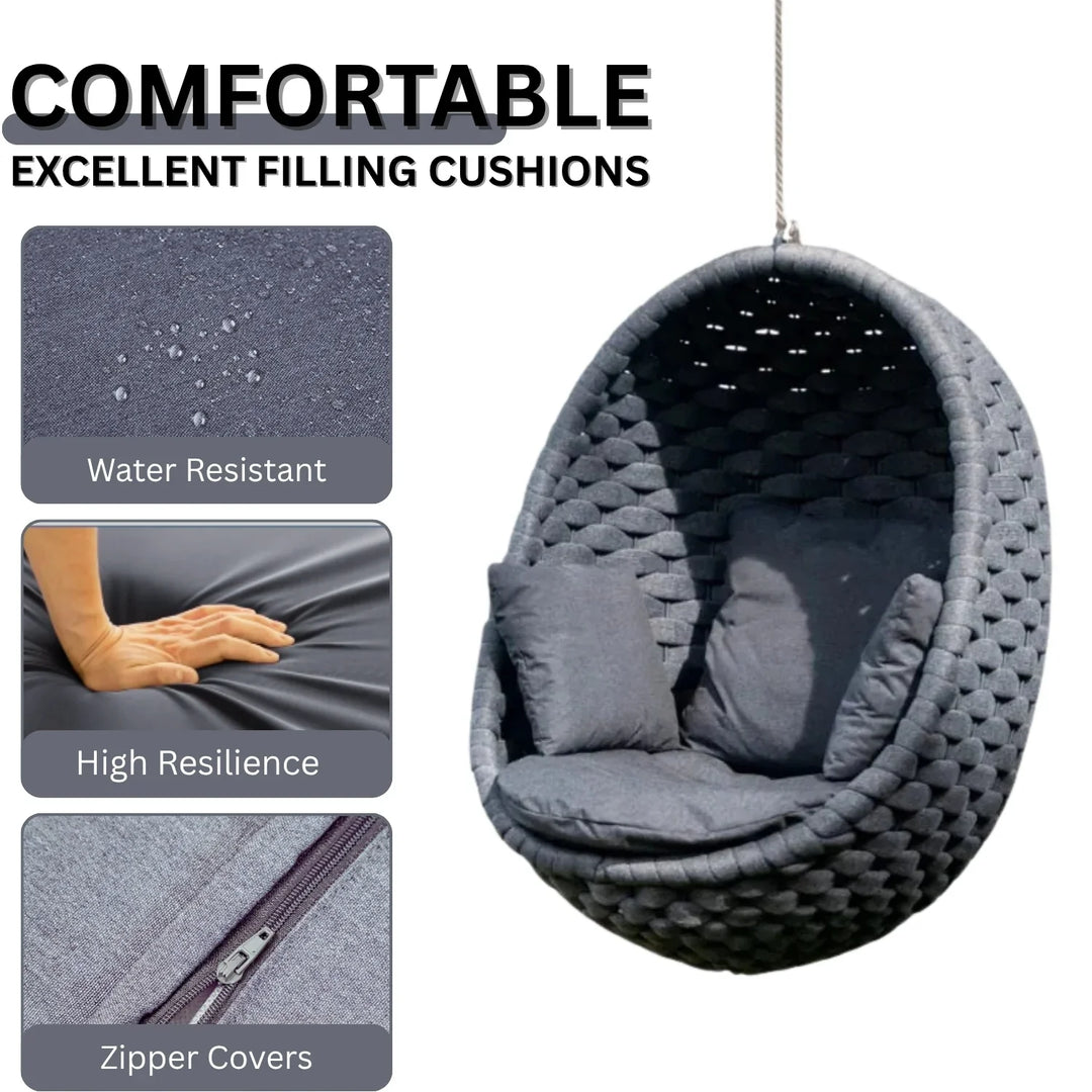 Caridad Rope Hanging Egg Swing Chair