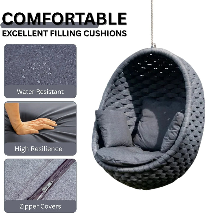 Caridad Rope Hanging Egg Swing Chair