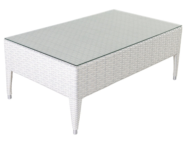 Pio Outdoor Sofa Set  2 Seater , 2 Single seater and 1 Center Table (White)