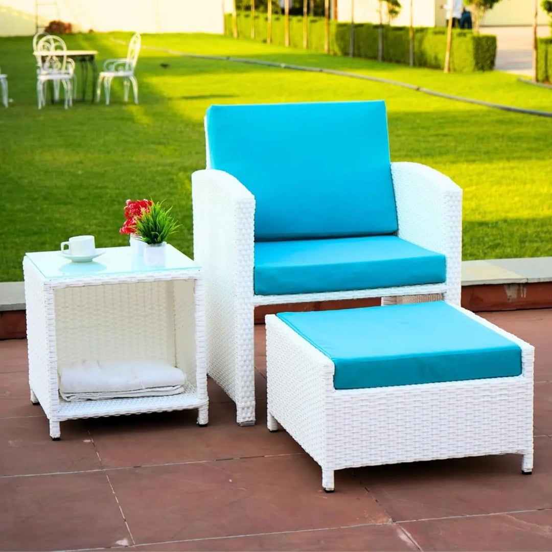 Bhoomika Outdoor 5 Piece Patio Wicker All Weather Sectional Furniture Set