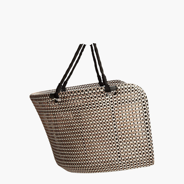 Kivar Double Seater Hanging Swing Without Stand For Balcony , Garden Swing (Brown, Light Brown, White)