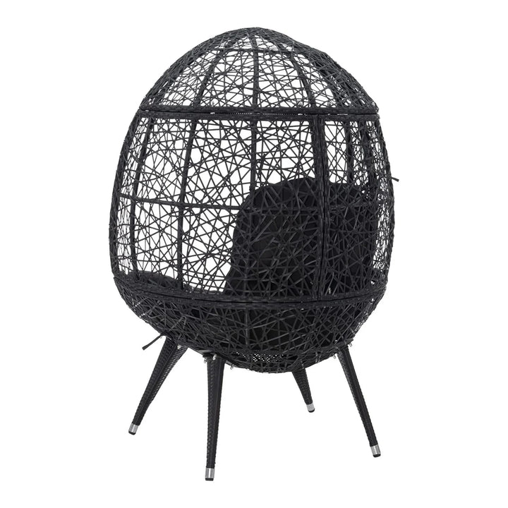 Wafaa Outdoor All-Weather Wicker Egg Chair