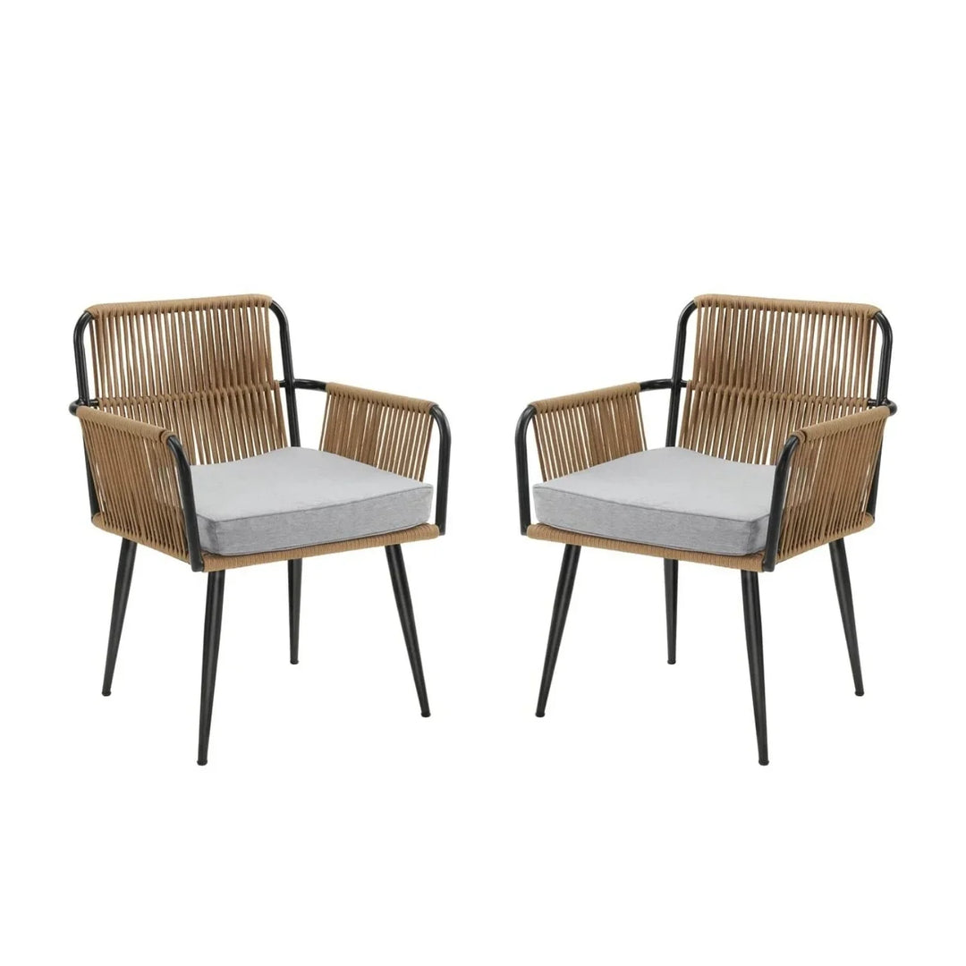 Aria Lamia 3-Piece Rope Patio Set - Perfect for Outdoor Entertaining