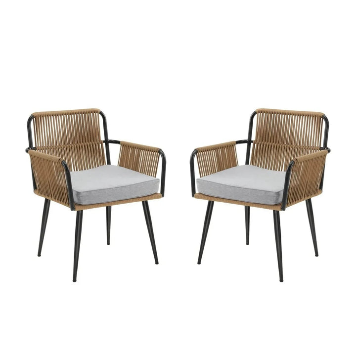 Aria Lamia 3-Piece Rope Patio Set - Perfect for Outdoor Entertaining