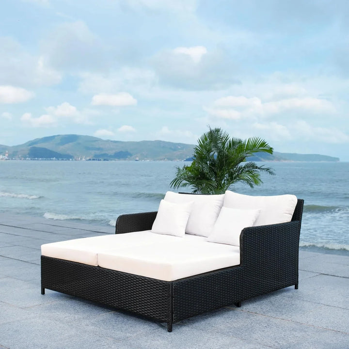 Katinka Outdoor Patio Double Seater Daybed For Garden, Poolside