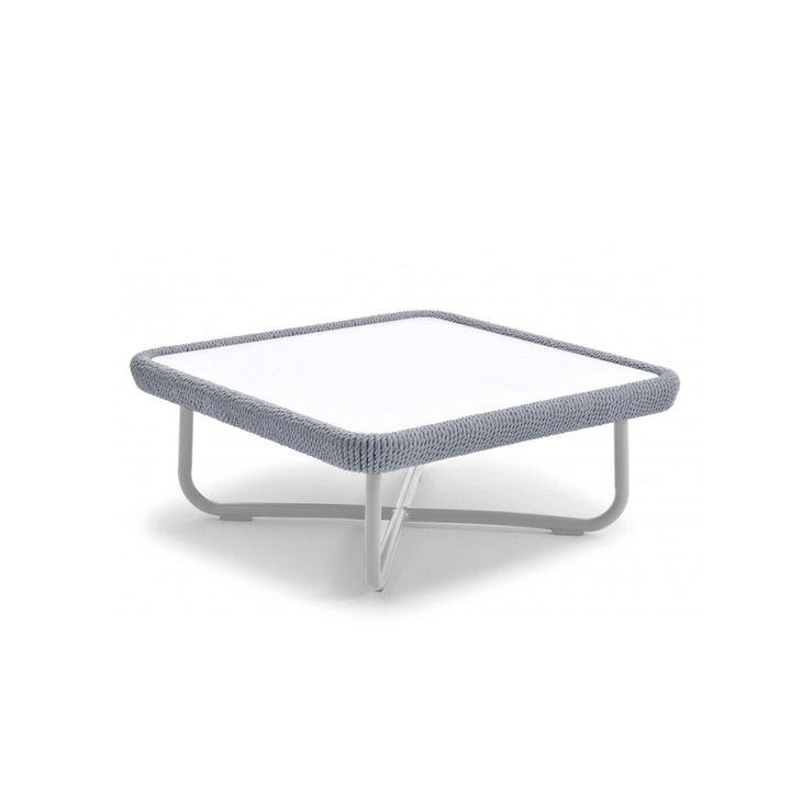 Astor Outdoor Garden Balcony Sofa Set 3 Seater , 2 Single Seater and 1 Center Table Set Braid & Rope (Grey-Off White)