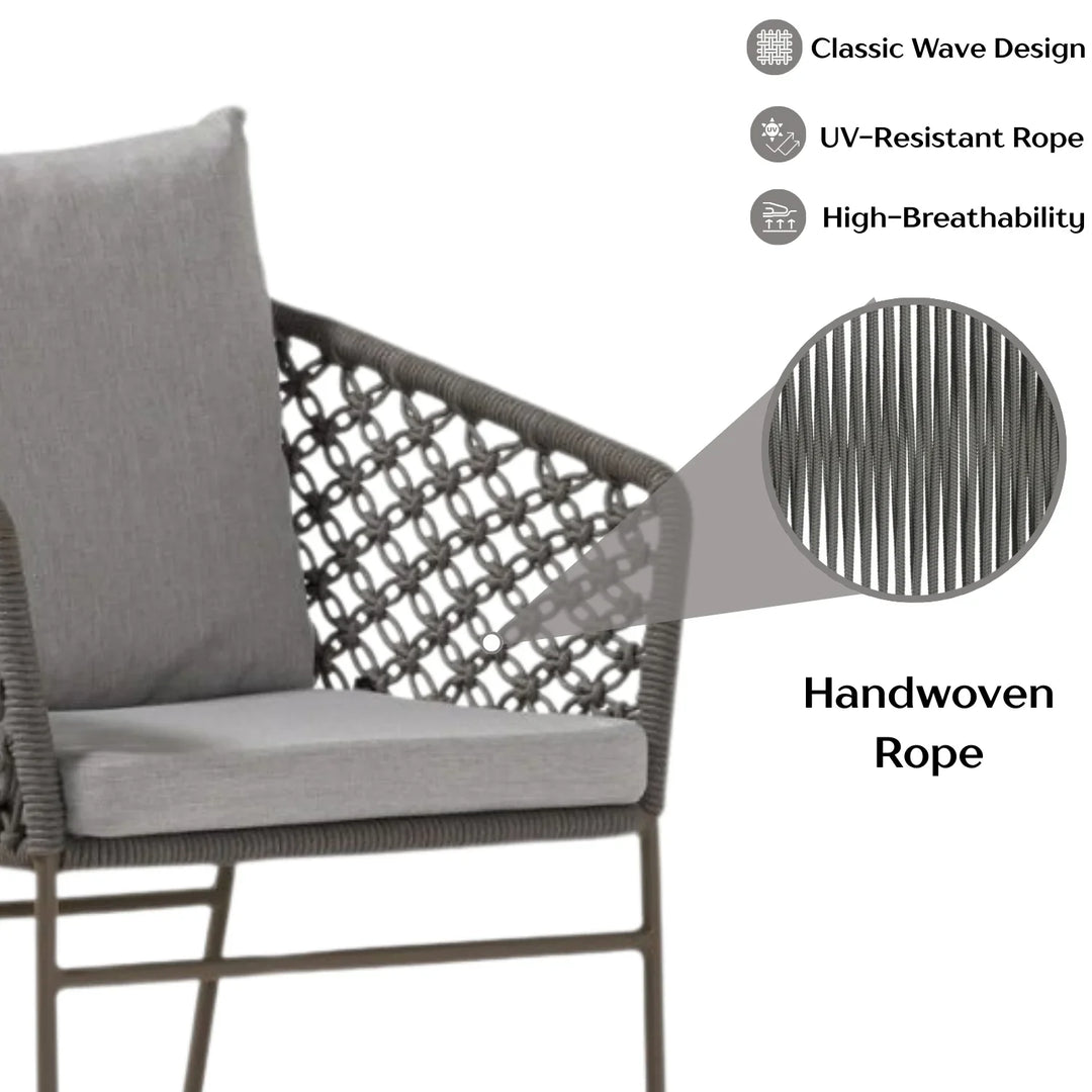 Atieno Outdoor Rope 2-Piece Patio Chairs