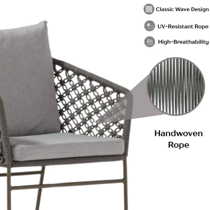 Atieno Outdoor Rope 2-Piece Patio Chairs