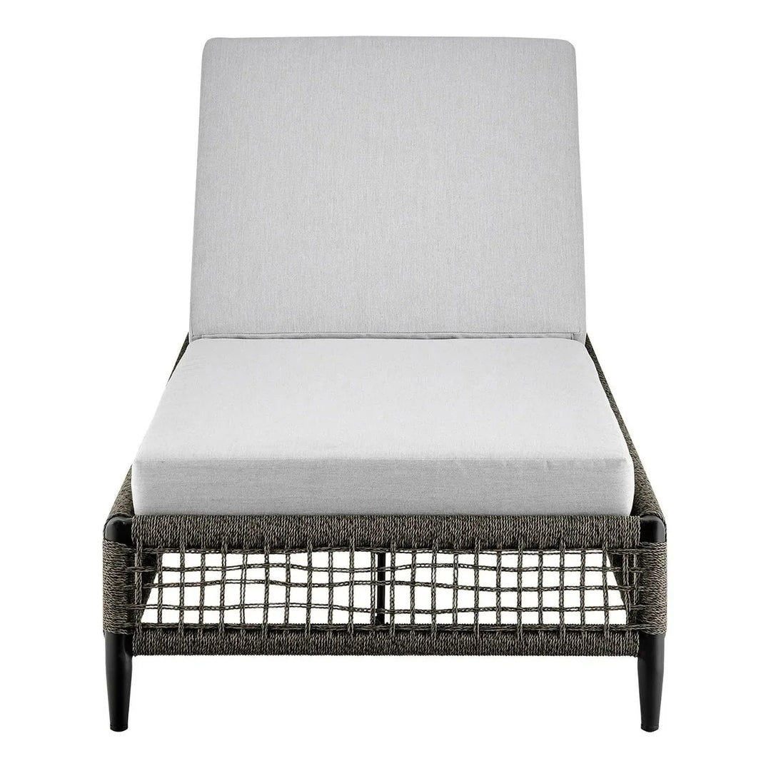 Najwa Outdoor All-Weather Rope Lounger with Cushions