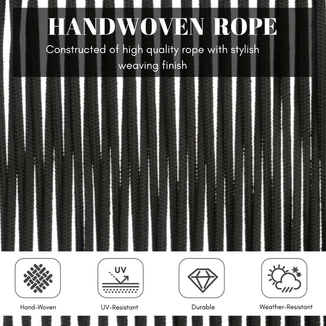 Amirah 2-Piece Outdoor Rope Patio Dining Chairs