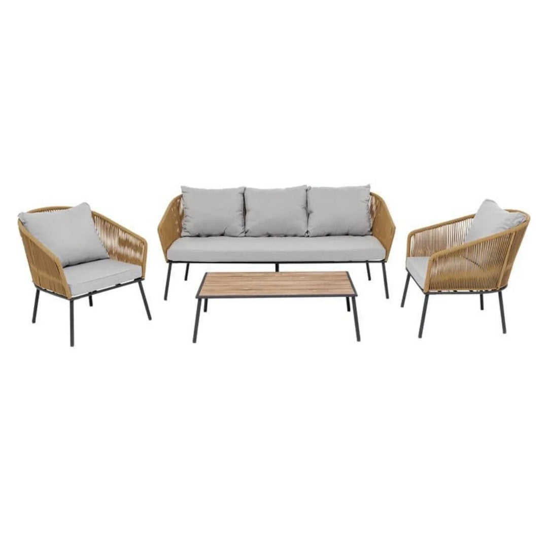 Oriana 5-Seater Outdoor All-Weather Rope Sofa Set