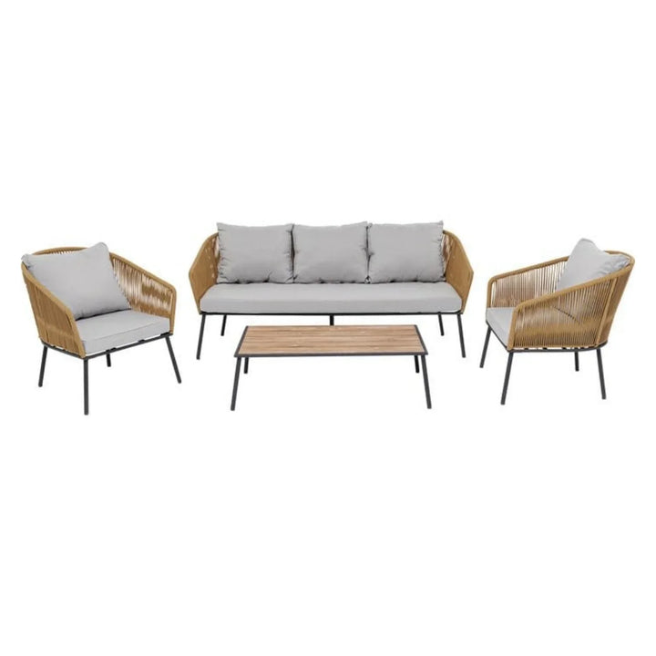 Oriana 5-Seater Outdoor All-Weather Rope Sofa Set