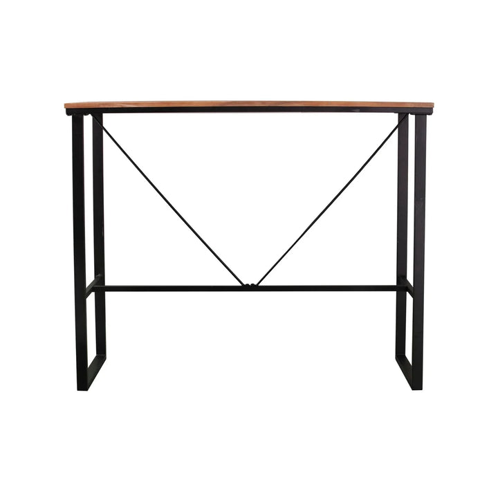 Karima Outdoor Bar Table With Wooden Top