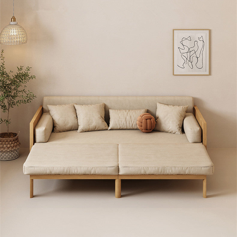 Janpandi Pull Out Multifunction Solid Wood Frame Sofa Bed SOFA BED