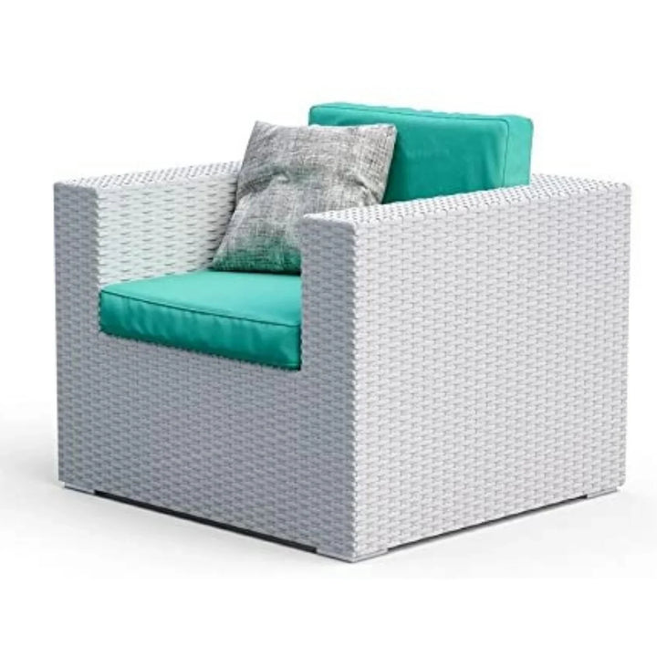 Tanvi 1-Piece Outdoor Wicker Single Seater Sofa