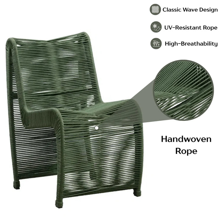 Emerson 2-Piece Outdoor Rope Patio Chairs