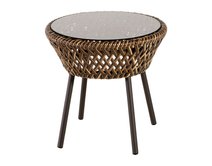 Gustavo Outdoor Sofa Set 2 Seater , 2 Single seater , 1 Side table and 1 Center Table (Brown)